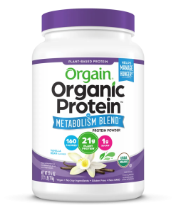 Organic Protein Powder + Metabolism Blend Vanilla Bean