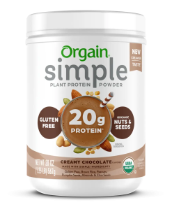 Simple Organic Plant-Based Protein Powder - Creamy Chocolate