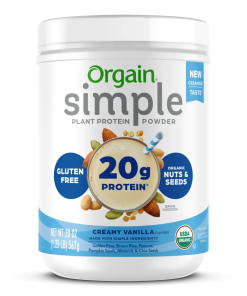 Simple Organic Plant-Based Protein Powder - Creamy Vanilla