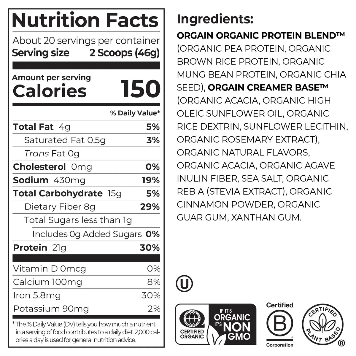 851770007788-v2-PE-Orgain-ProteinPowder-2.03lb-Horchata-20241120-NFP-LOI-web_1200px.jpg
